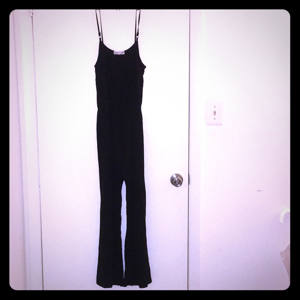 Small Black bell bottom jumpsuit